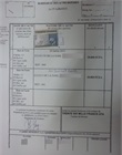 Bordereau des actes déposés